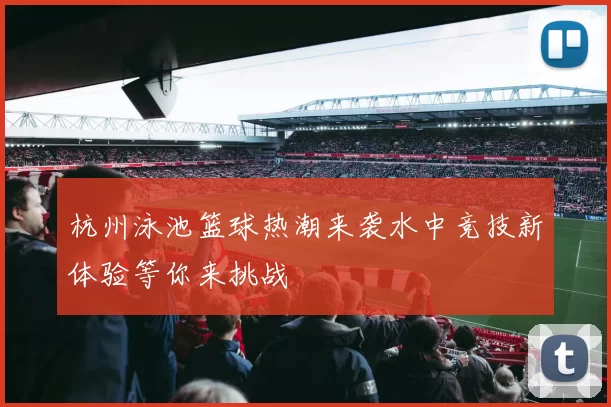 杭州泳池篮球热潮来袭水中竞技新体验等你来挑战